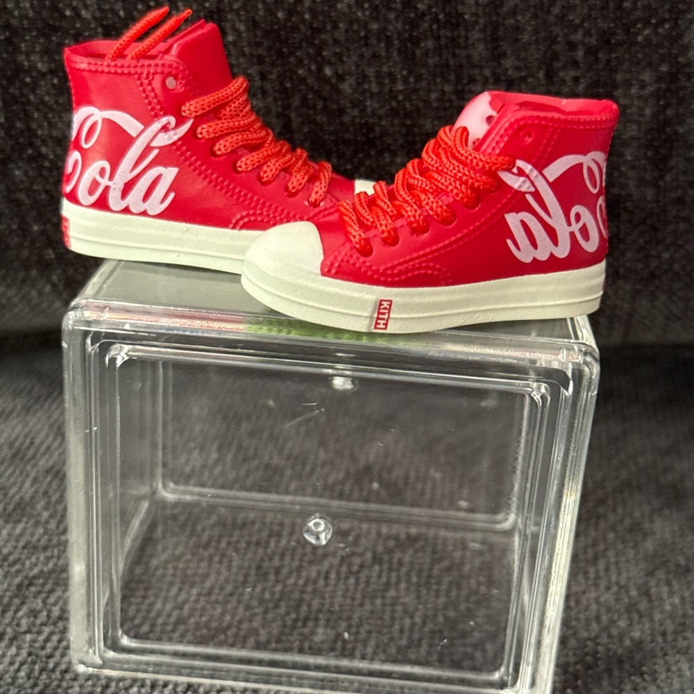 Coca Cola Red High-Top Sneakers